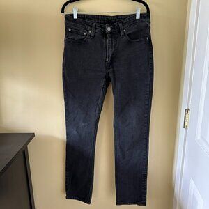 Levis 511 Mens Modern Slim Fit Stretch Jeans Mid Rise Size 32X30 Black